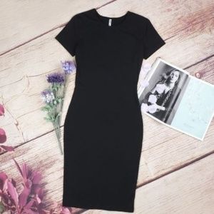 Women's short sleeve casual pencil dress